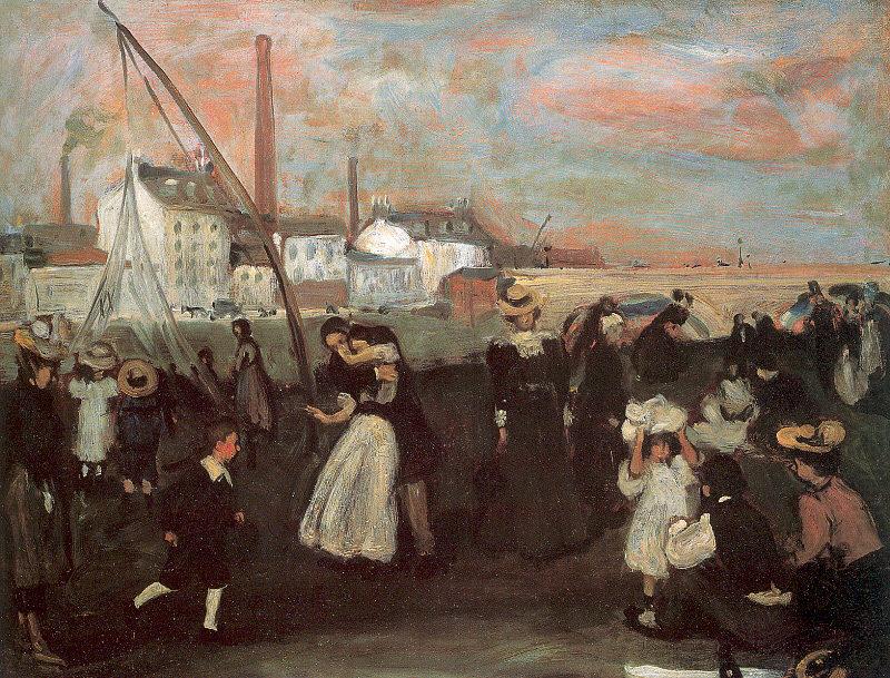 Glackens, William James On the Quai china oil painting image